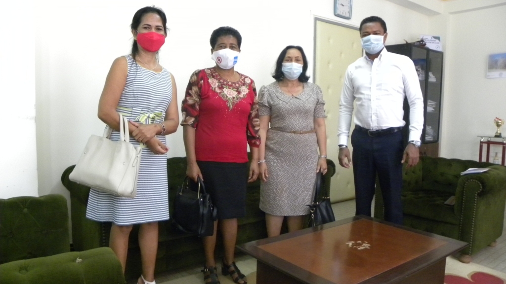 (De gauche à droite) : Mme Patricia Arisoa RAKOTOMAHAZO, Chef  du Siège du  Pôle Anti-Corruption  de 2nd degré de Mahajanga , Mme...