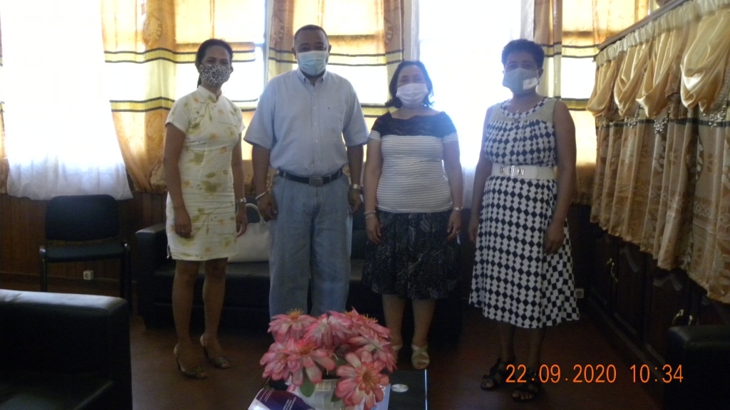 (De gauche à droite ):Mme Patricia Arisoa RAKOTOMAHAZO, Chef  du Siège du  Pôle Anti-Corruption  de 2nd degré,M. Préfet de Mahajanga...
